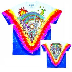 Grateful Dead Summer Tour 1992 Original 2020 Liquid Blue Tie Dye T-Shirt XL NWT